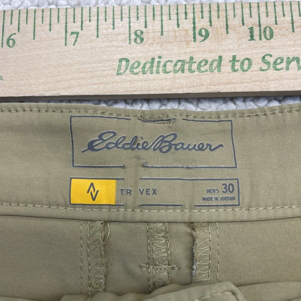 Eddie Bauer Shorts Mens 30 Khaki Travex Horizon Guide Hiking Travel Chino 9